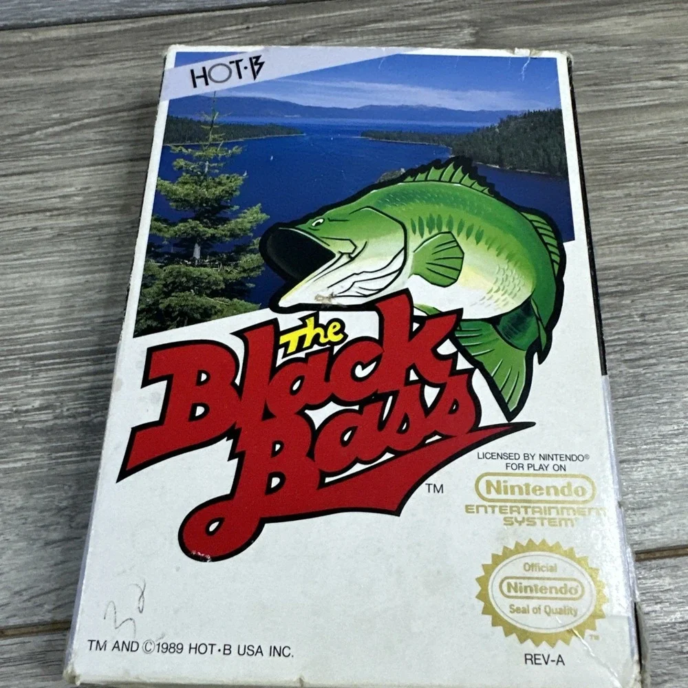 Black Bass (Nintendo Entertainment System,‎ 1989) CIB COMPLETE